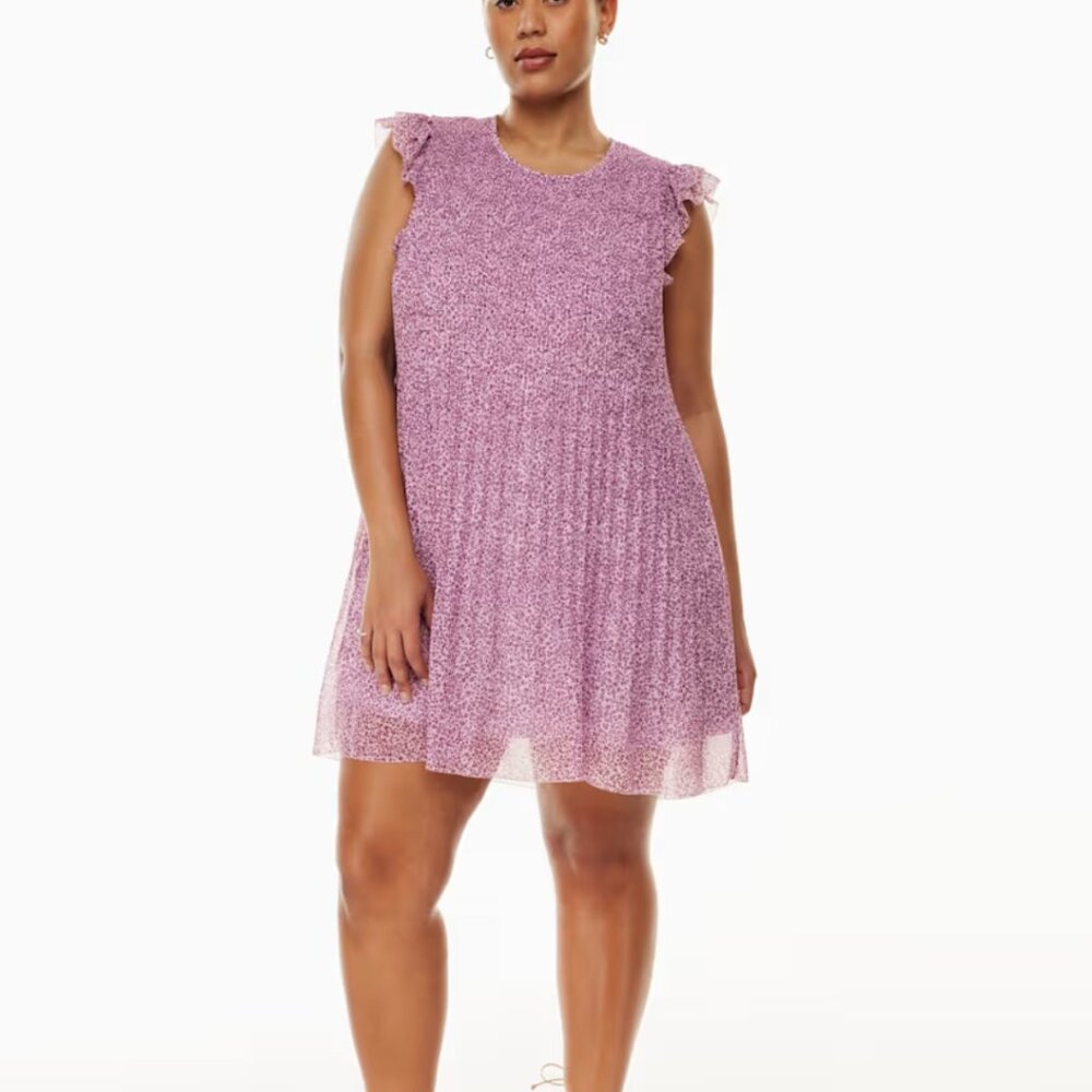 Artizia Daydreamer Sleeveless Mini Dress Pleated babydoll dress